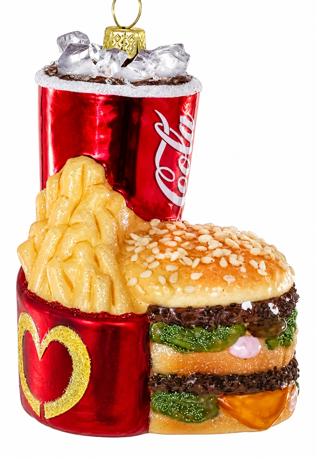 Fast Food Burger Ornament