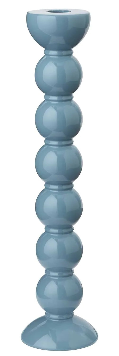 Extra Tall Bobbin Candlestick - Chambray