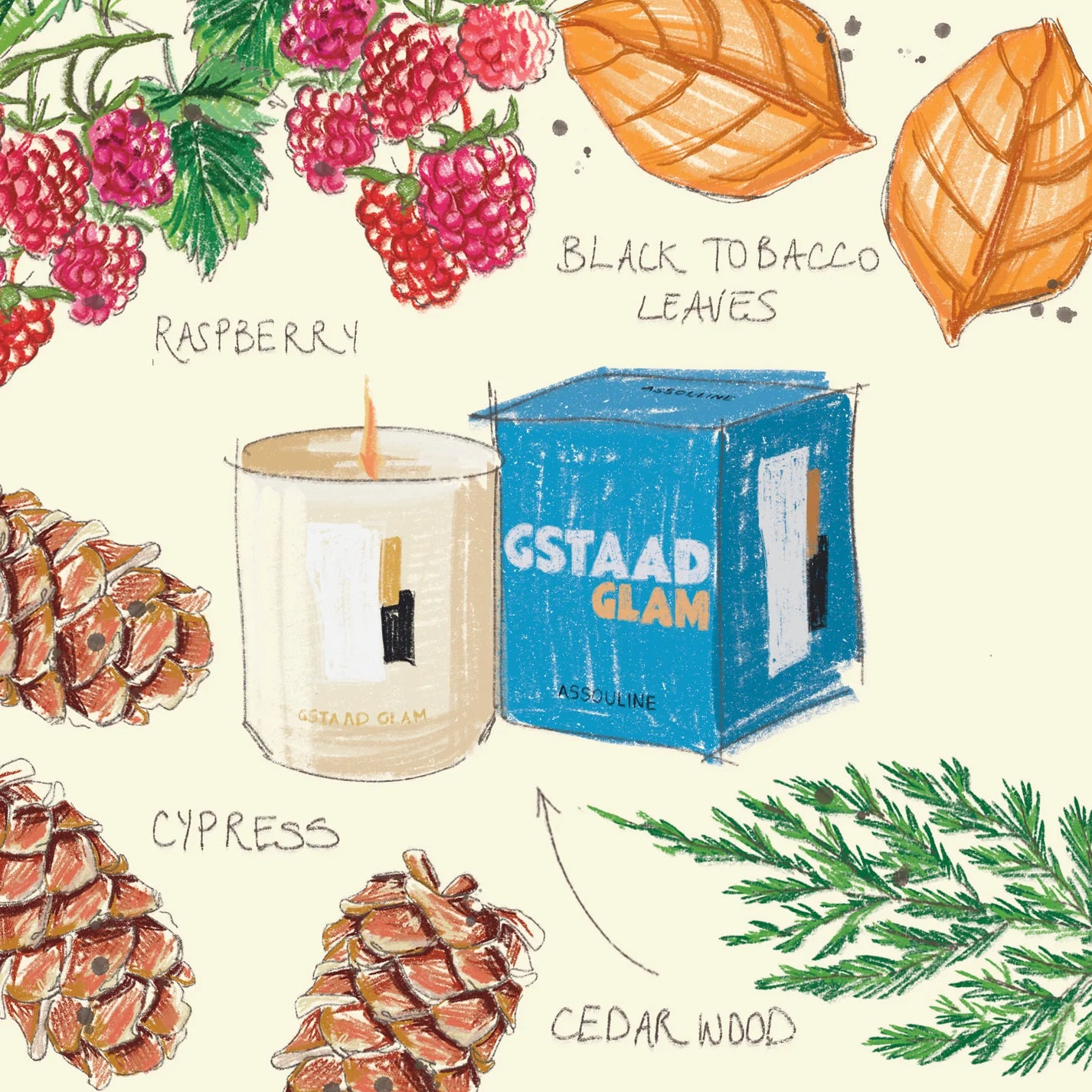 Gstaad Glam- Travel From Home Candle