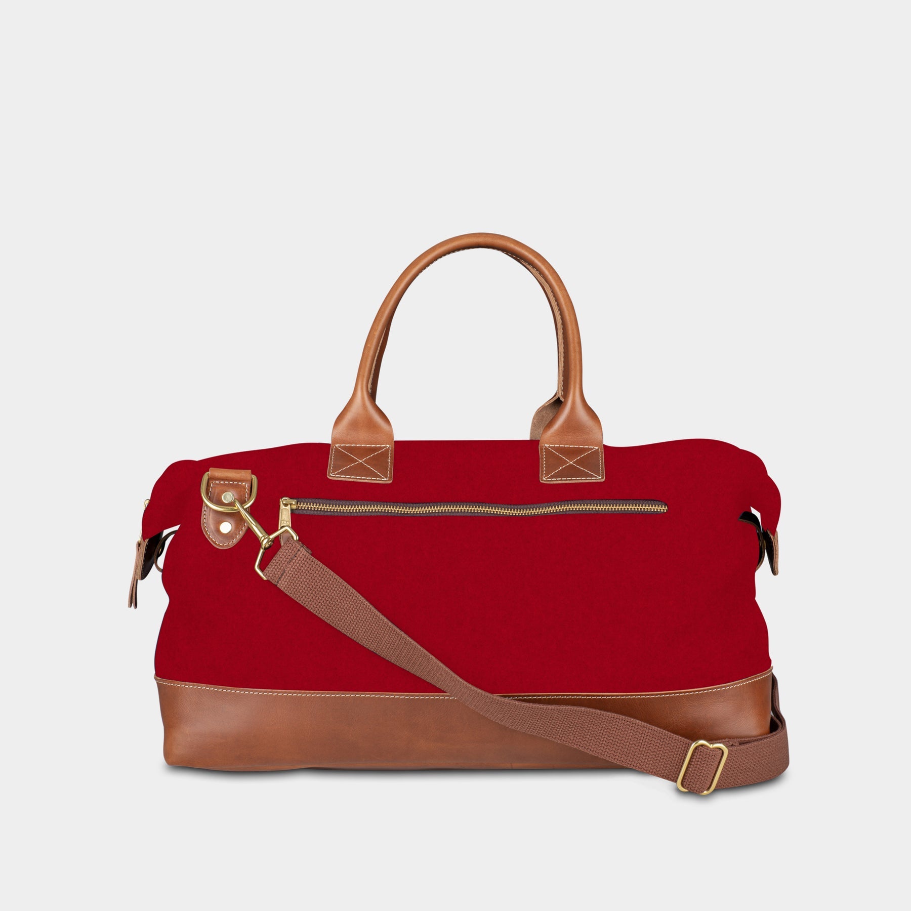 Alabama "A" Weekender Duffle Bag in Crimson
