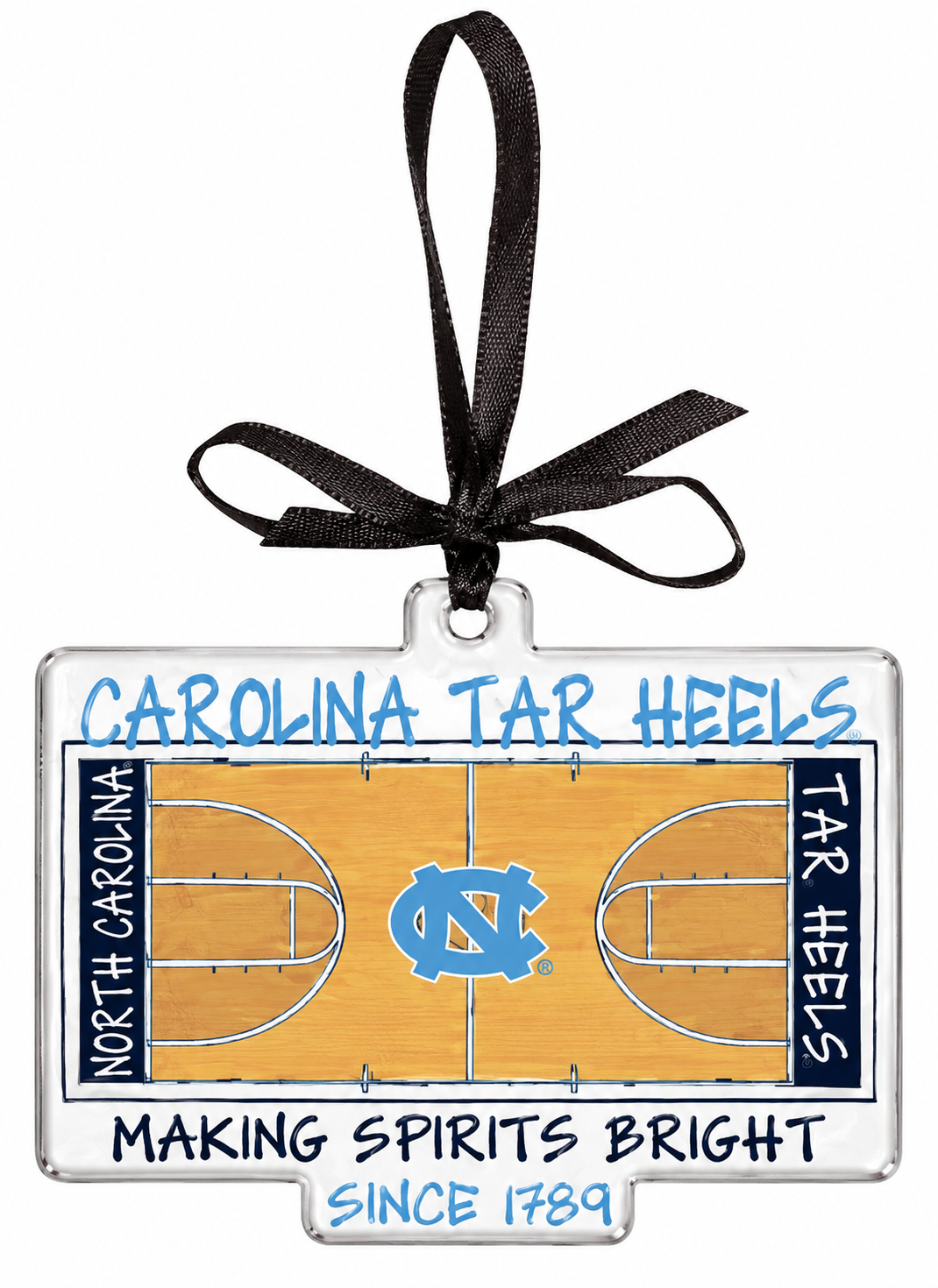 UNC Flat Stadium Ornament