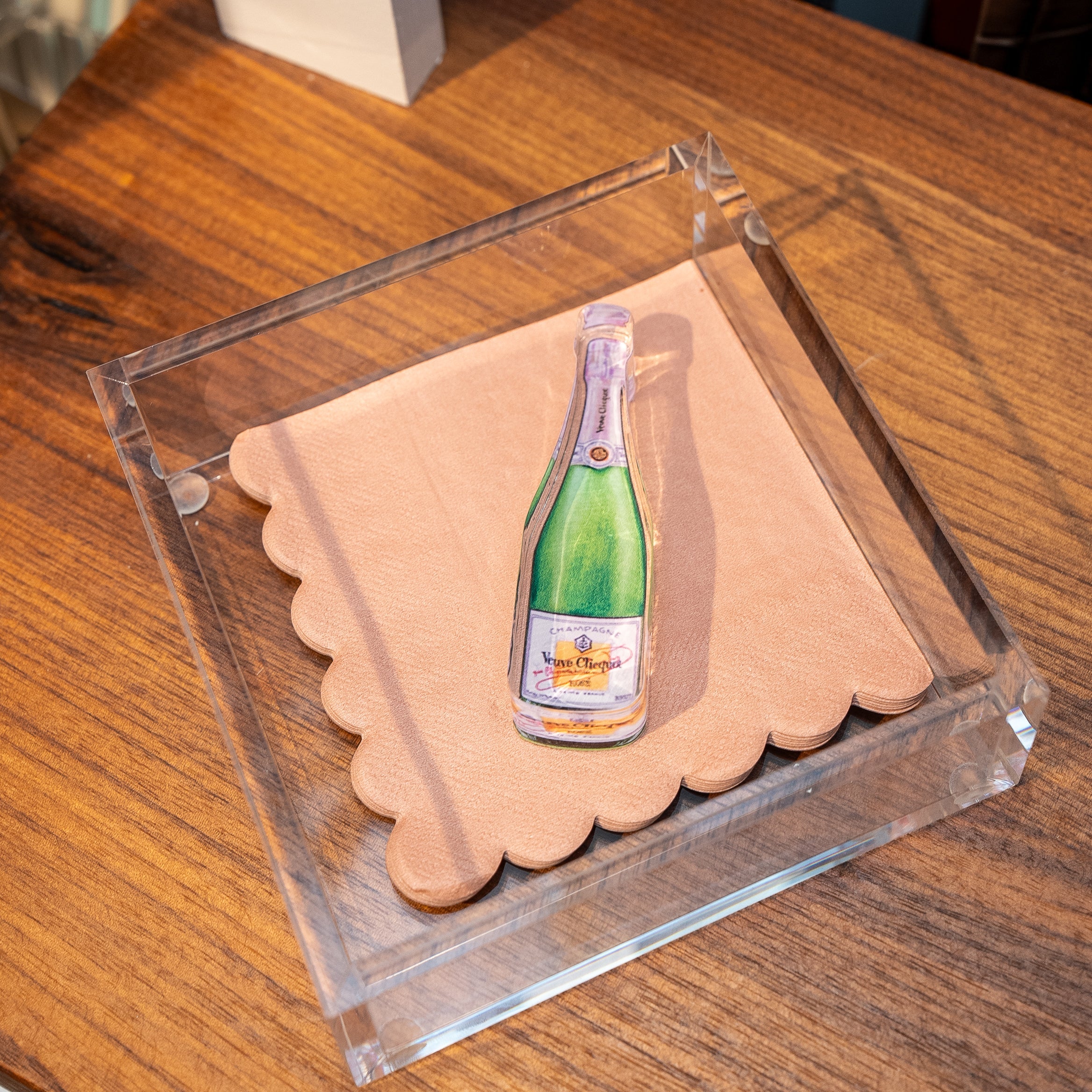 Champagne Napkin Holder Set