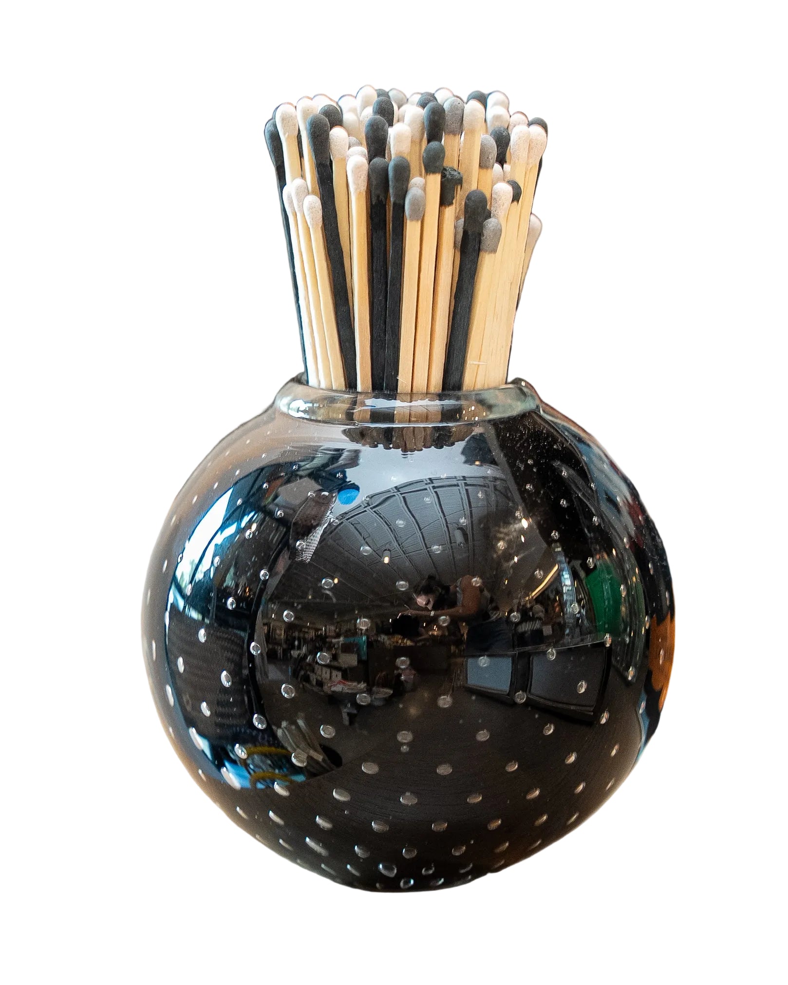 BLACK MATCH STRIKER WITH MATCHES