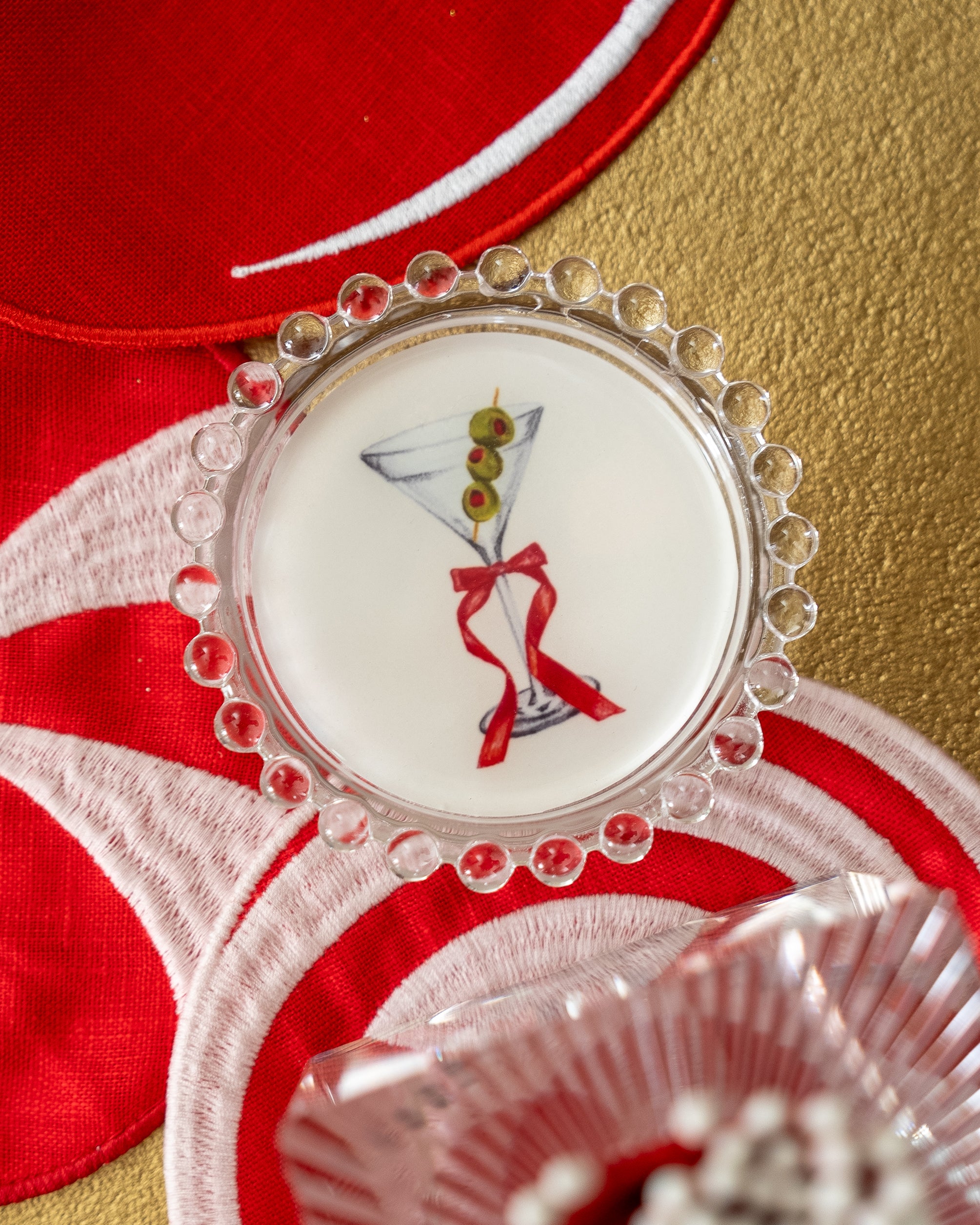 Holiday Martini Trinket Dish