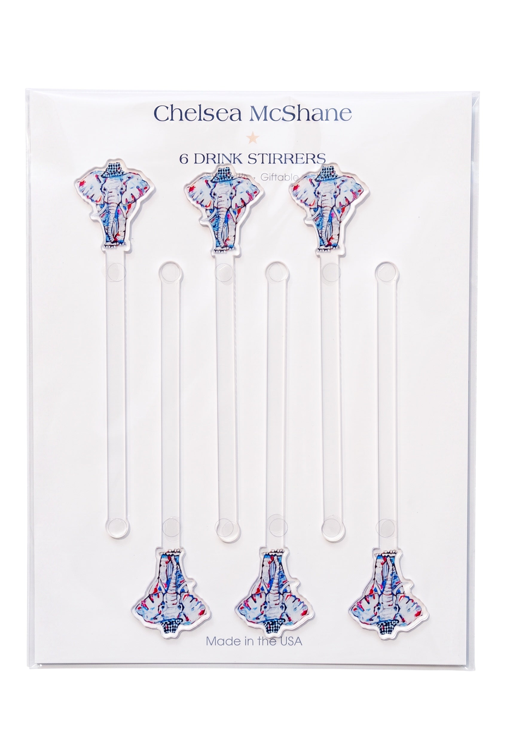 ELEPHANT DRINK STIRRERS