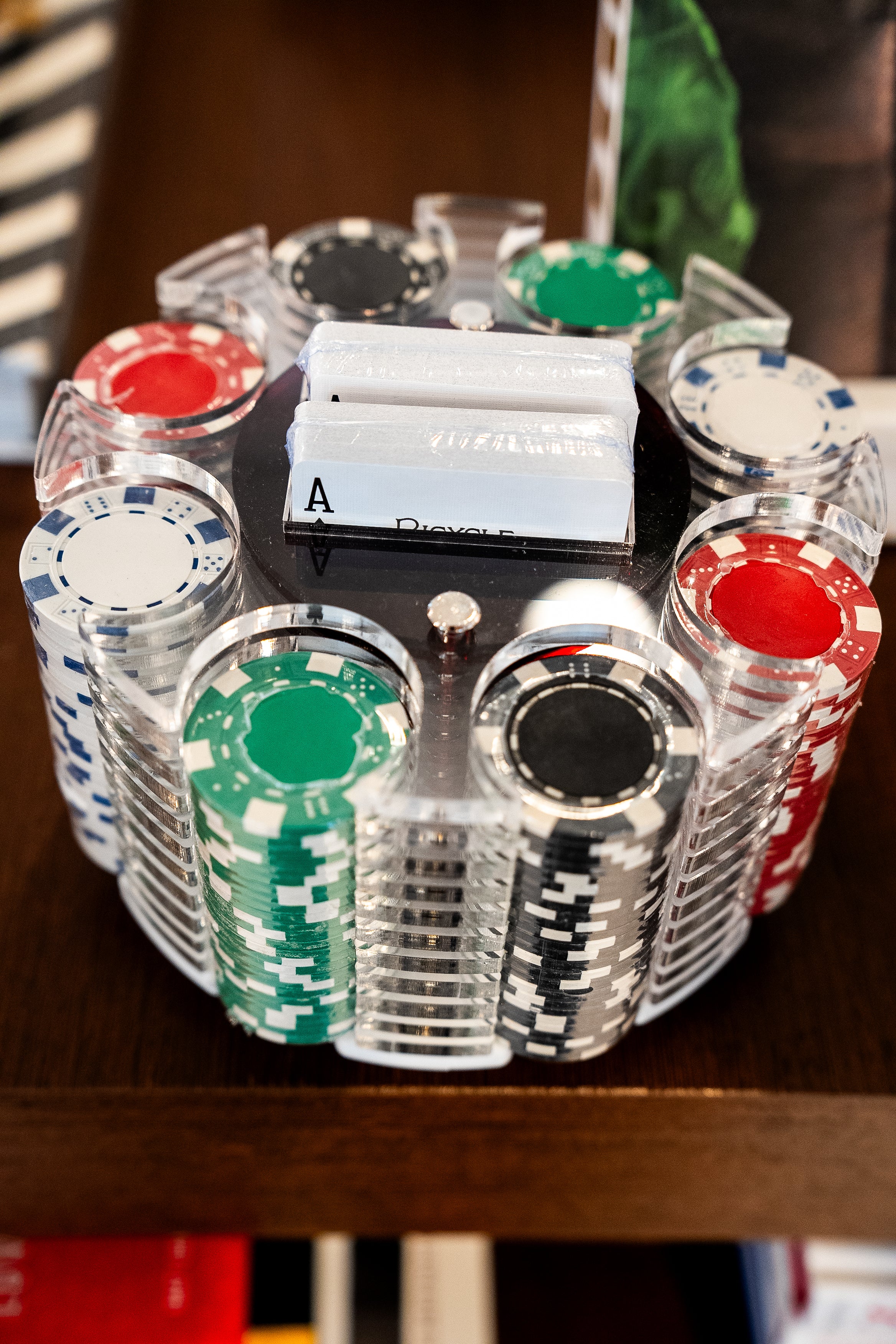 Luxe Poker Chips and Card Decks