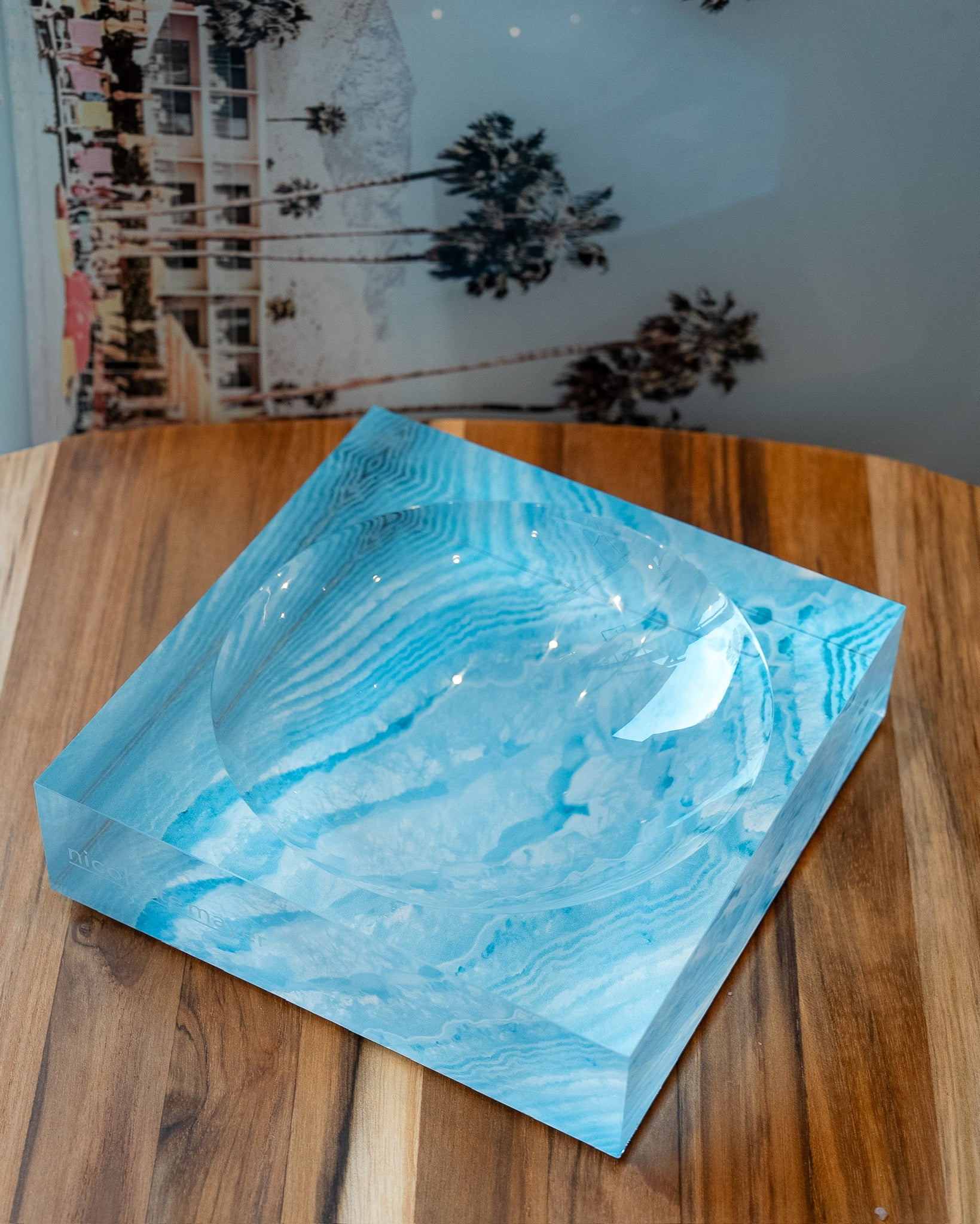 Crystal Sky Acrylic Candy Dish
