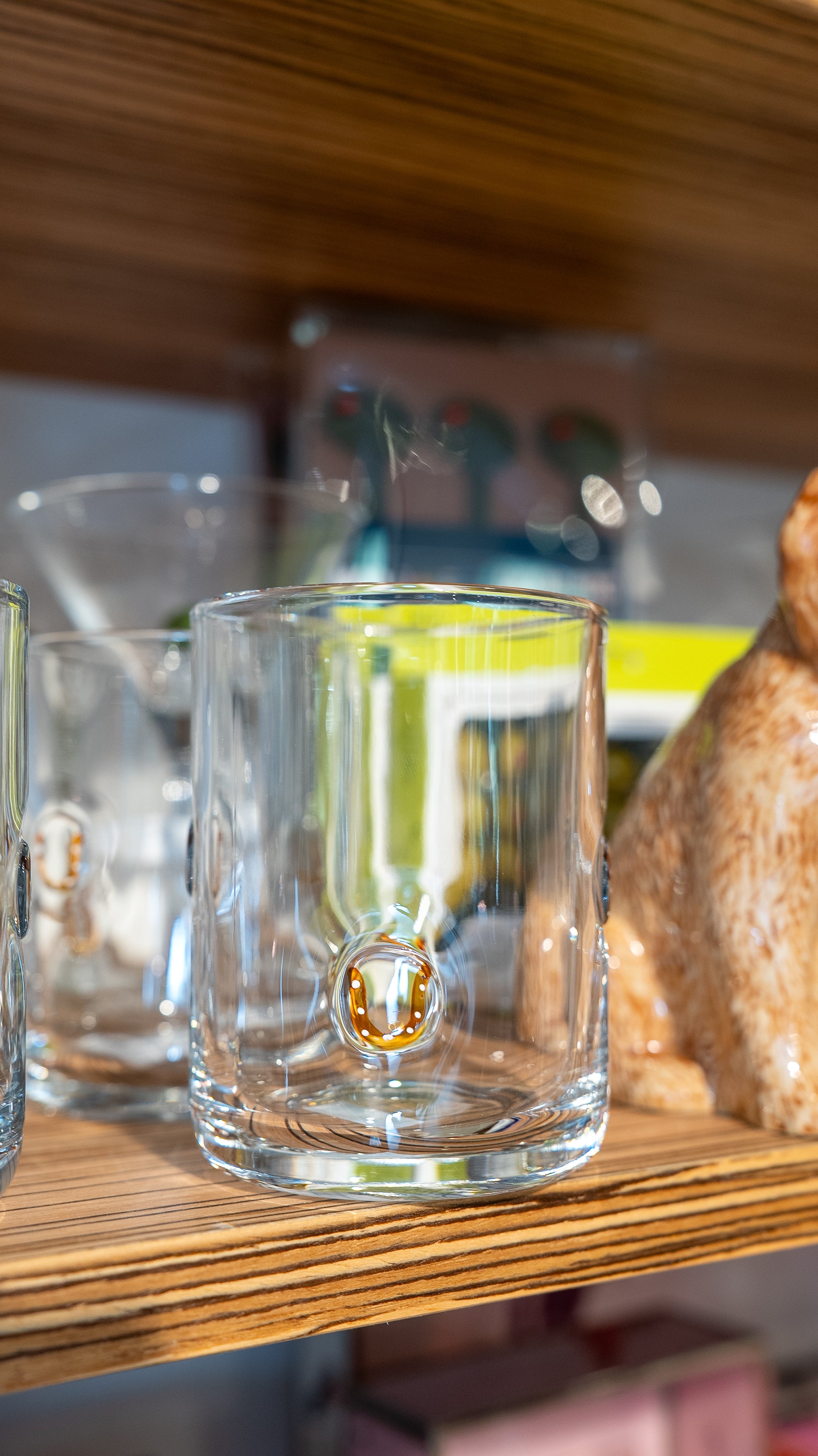 Brown Horseshoe Double Old Fashioned Glasses