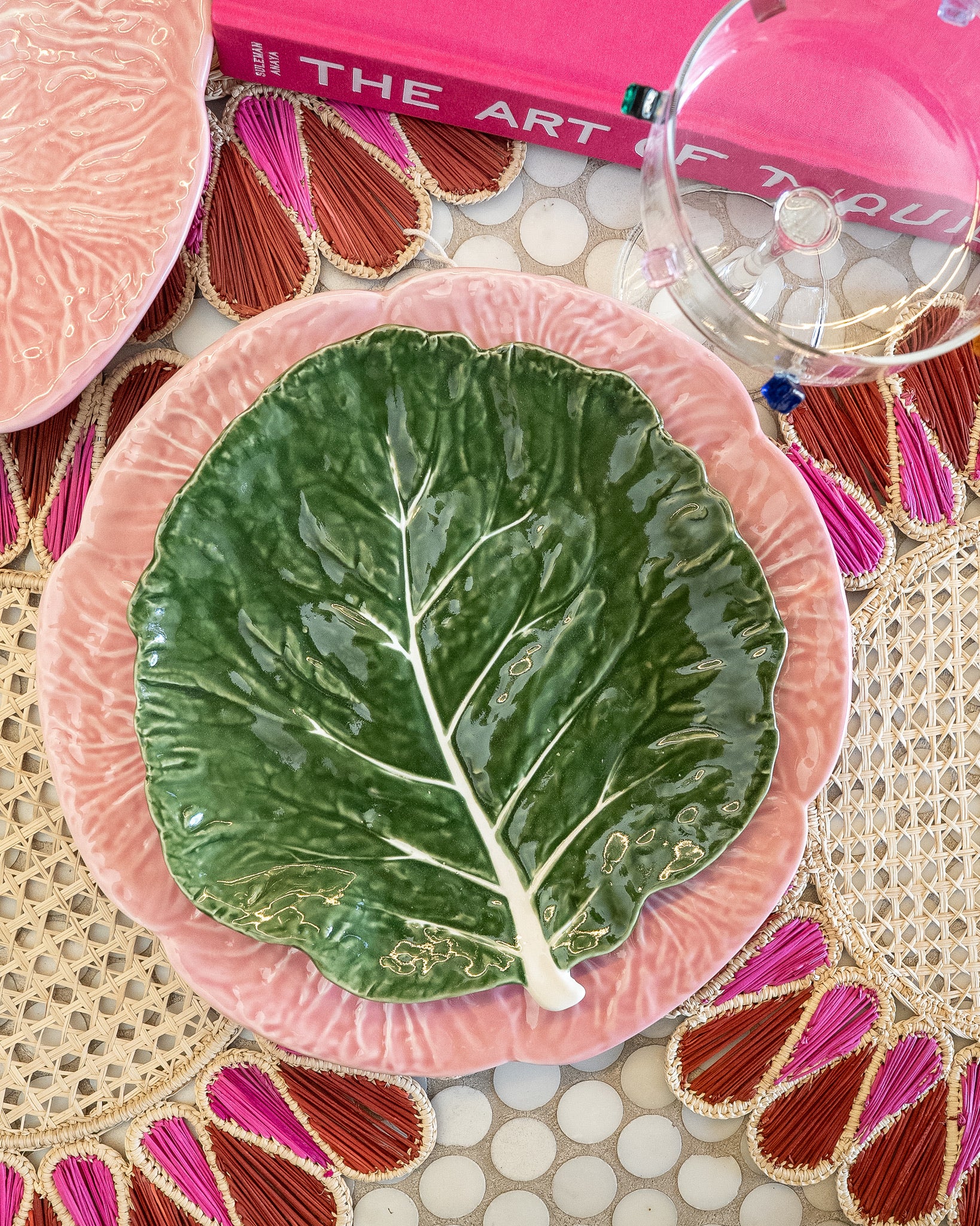 Drops Placemat Terracota/Fuchsia