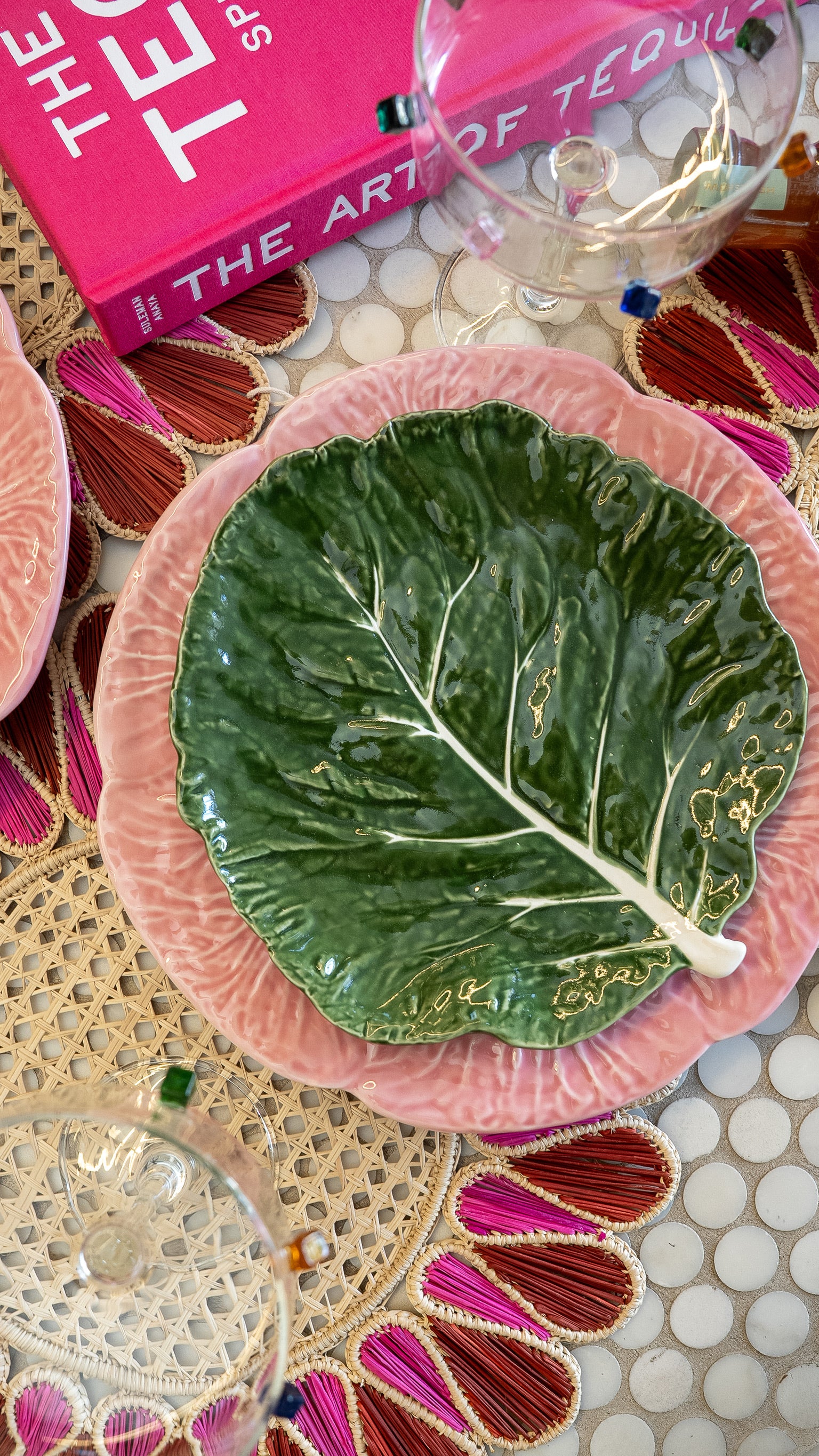 Stoneware Cabbage Shaped Plate