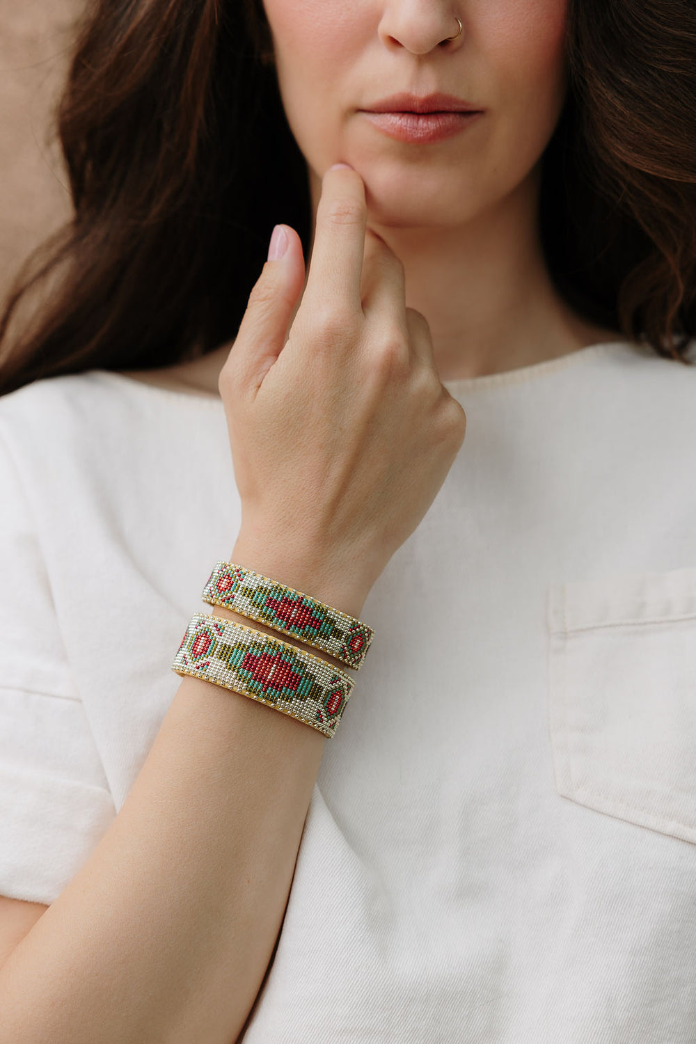 Becca Glass Cuff Medium