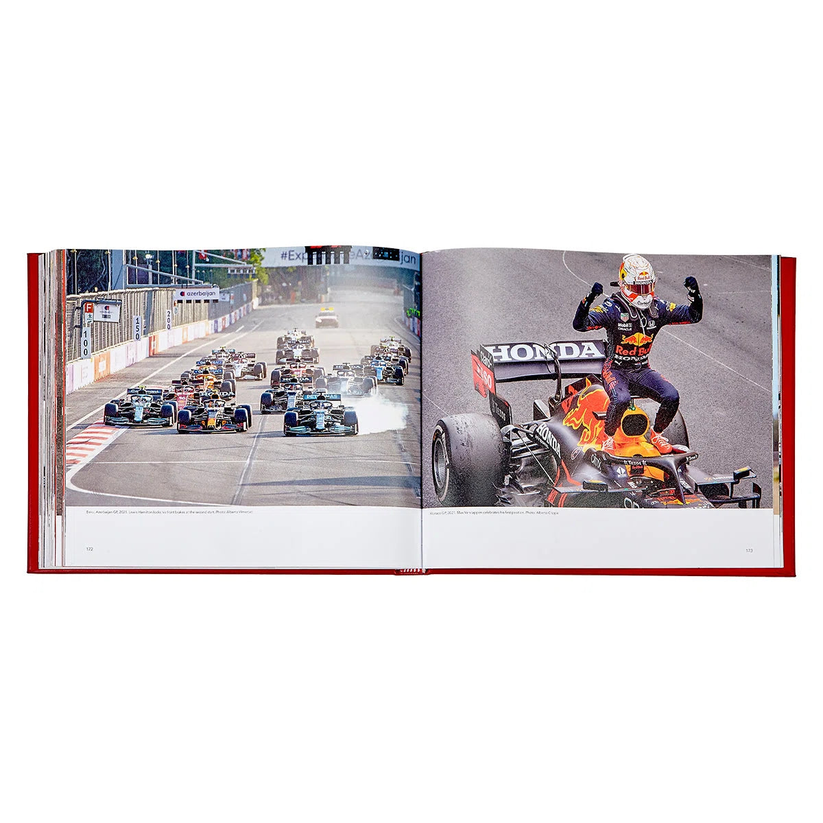 F1 Heroes Red Leather