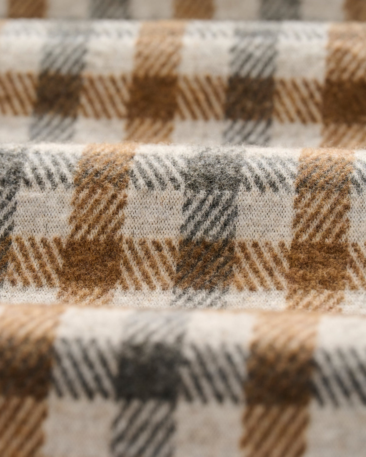 Cabin Check fabric detail