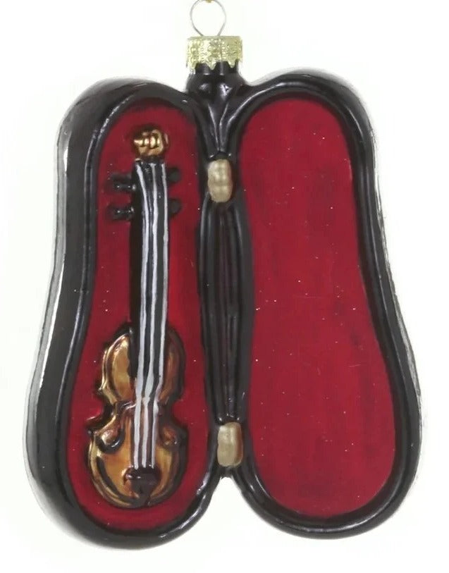 Violin in Case Ornament