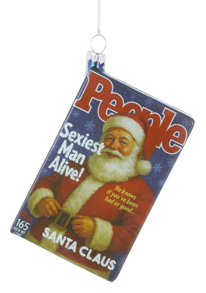 Sexiest Man Alive Magazine Ornament