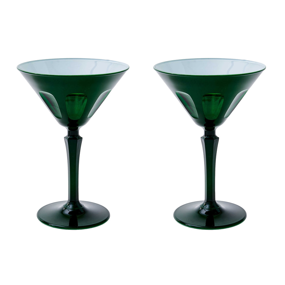 Rialto Glass Martini Kale - Set of 2