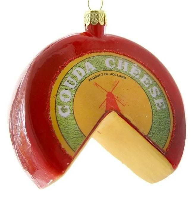 Gouda Cheese Wheel Ornament