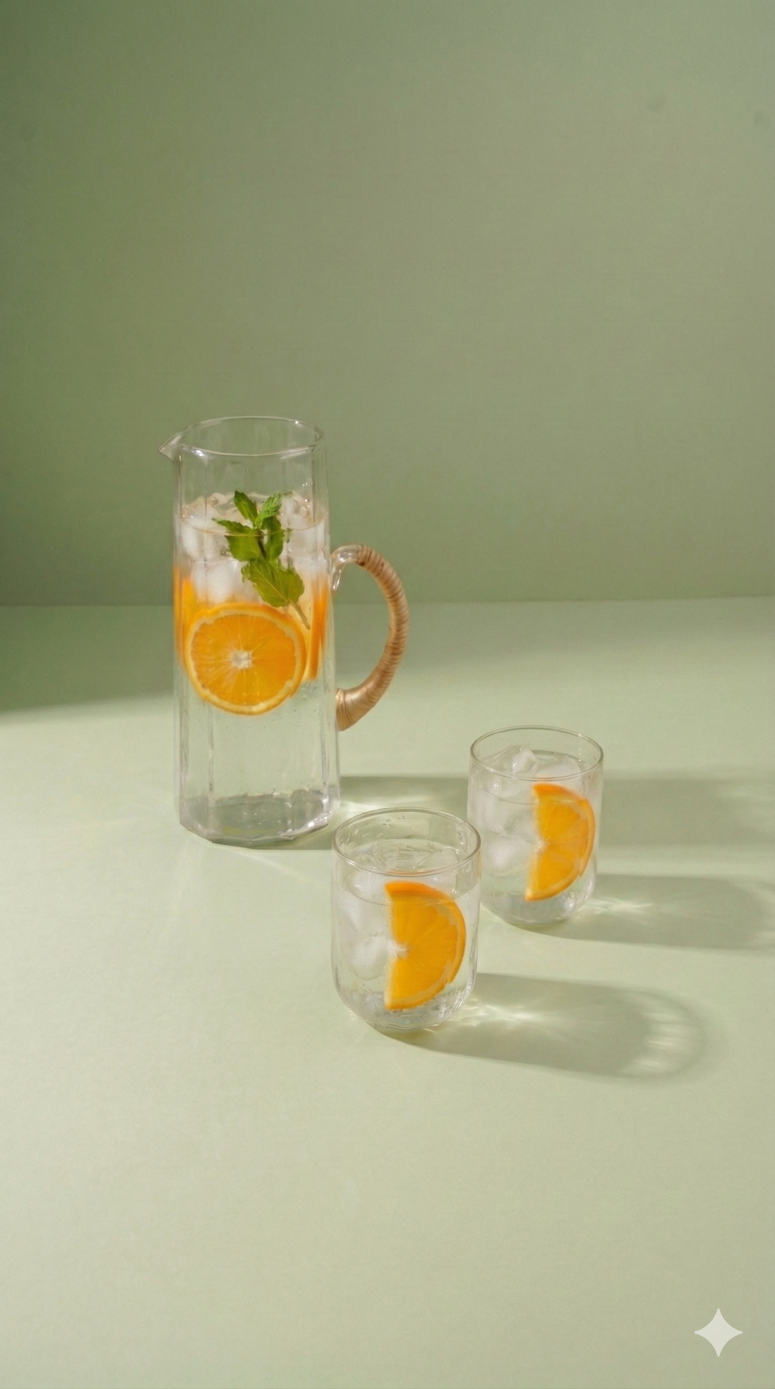 Natural Hammered Water Pitcher