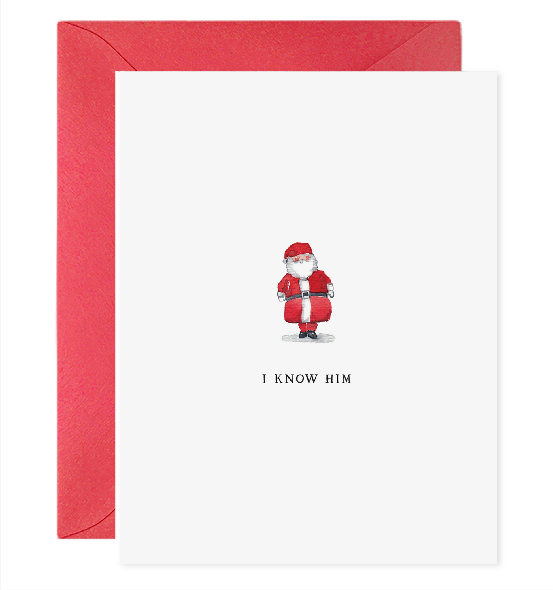 I Know Him Christmas Card