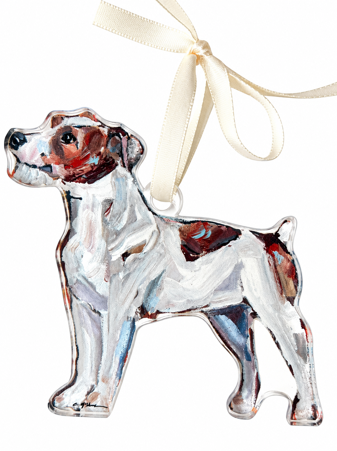 Jack Russell Terrier Acrylic Ornament