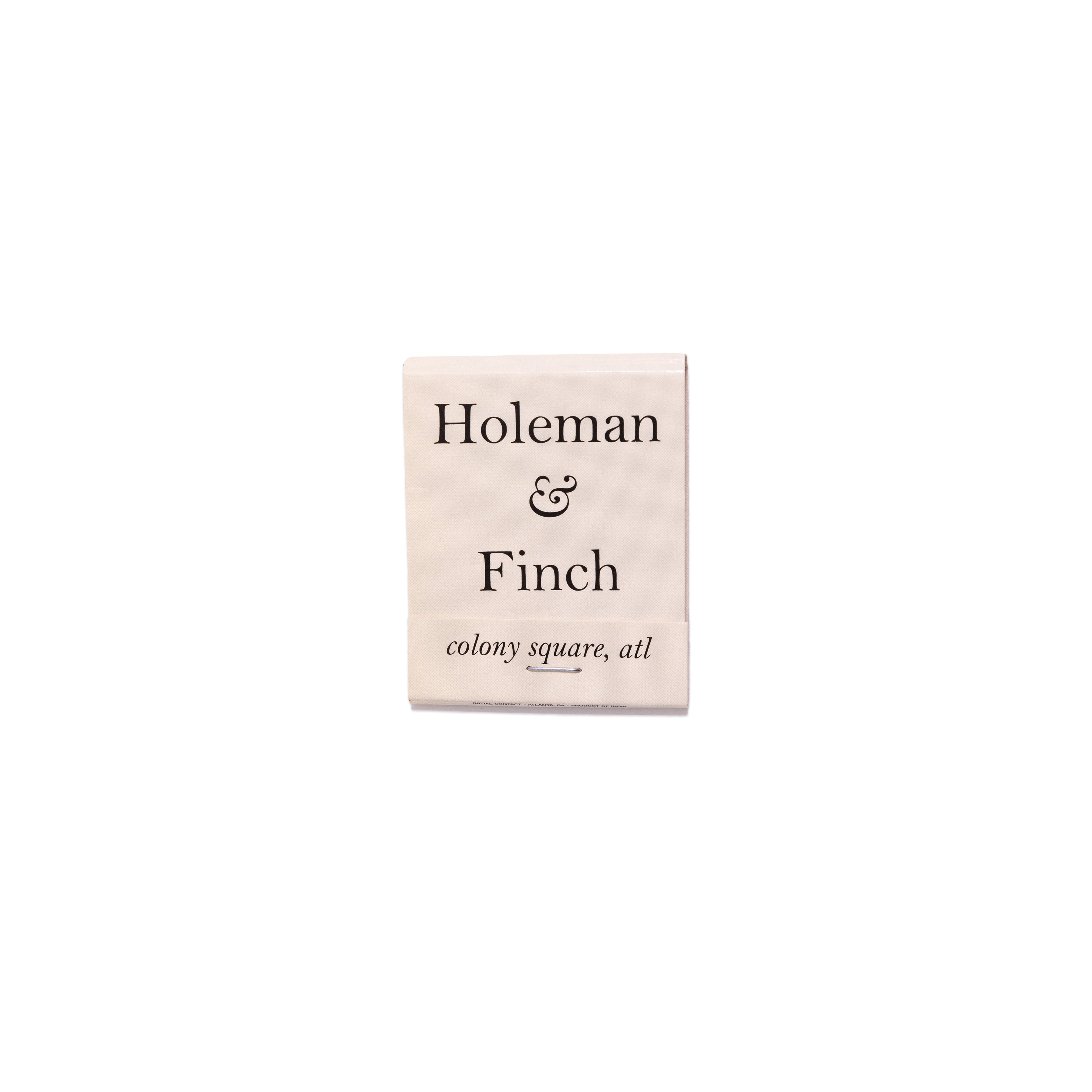 Holeman Finch (front)