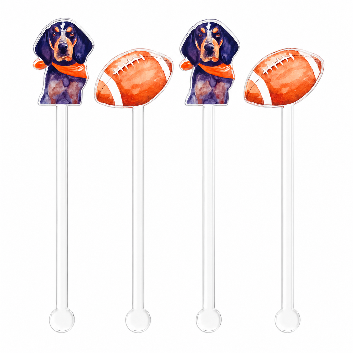 It’s Football Time in Tennessee Acrylic Stir Sticks