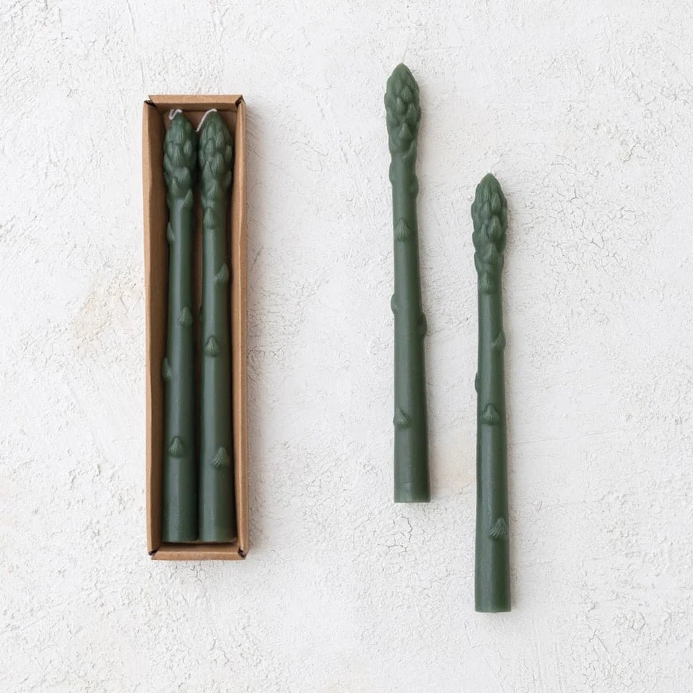 Asparagus Taper Candles