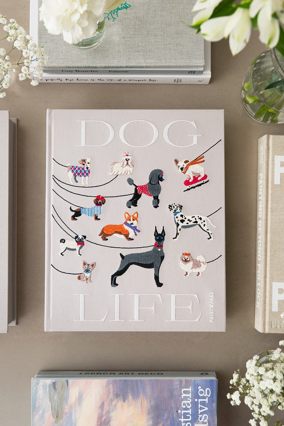 Dogs Life Embroidered Photo Album