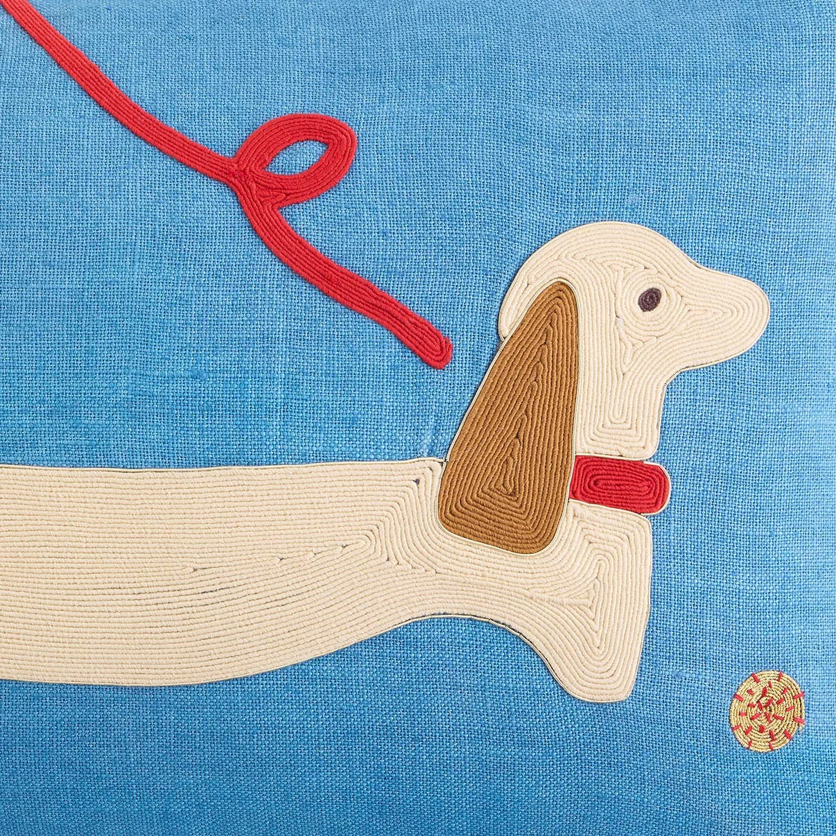 Dachshund Playa Pillow