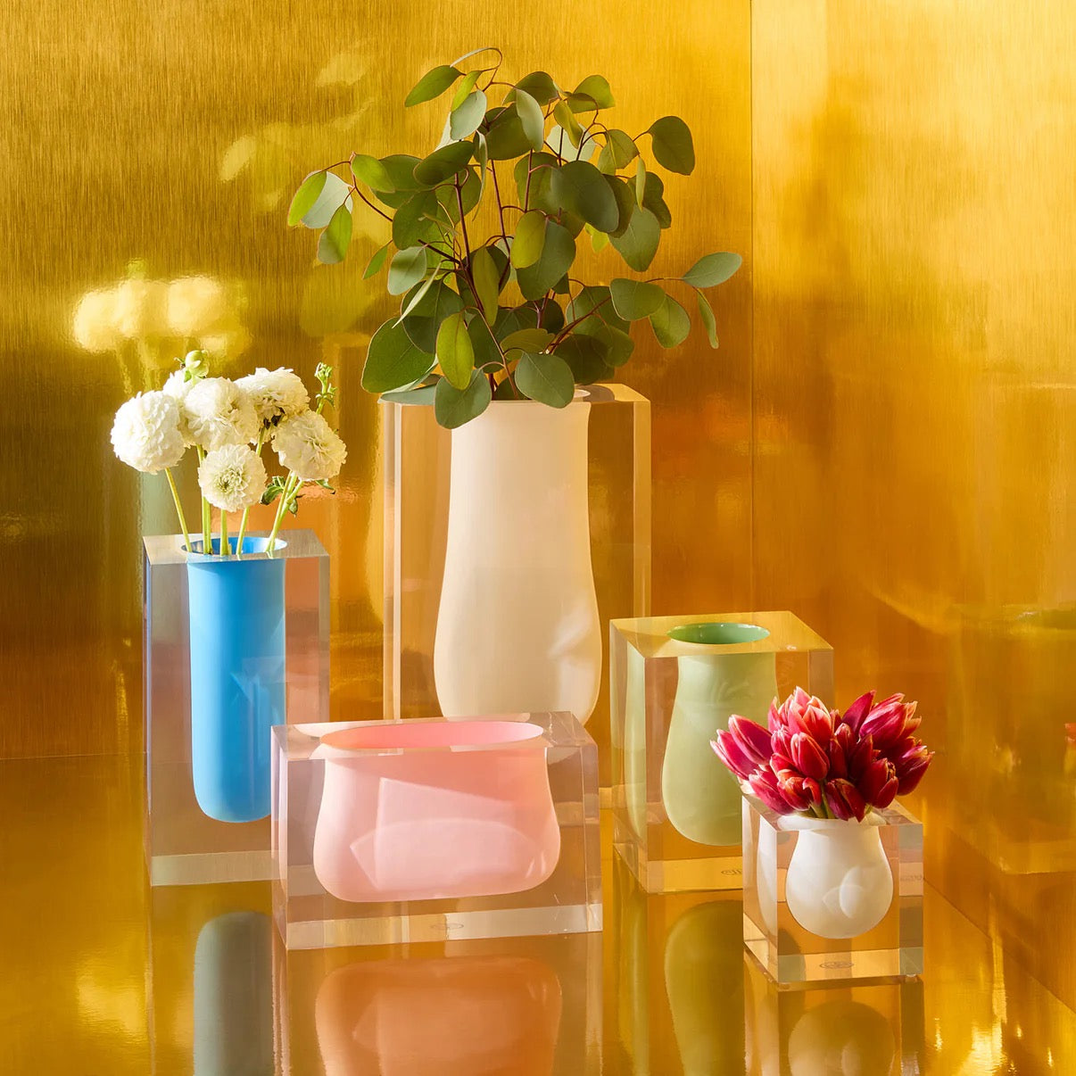 BLUE BEL AIR TEST TUBE VASE