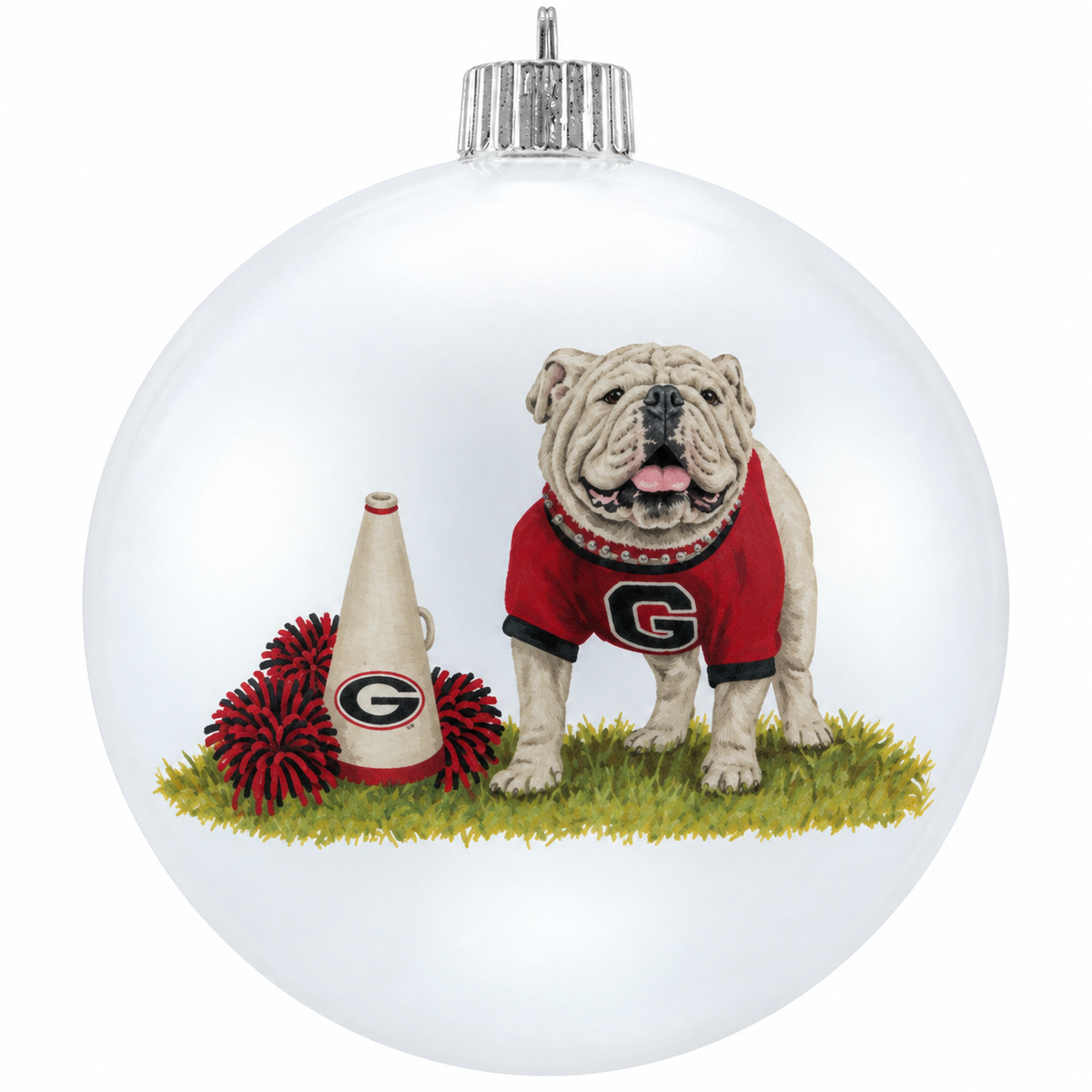 Georgia Spirit Glass Ball Ornament