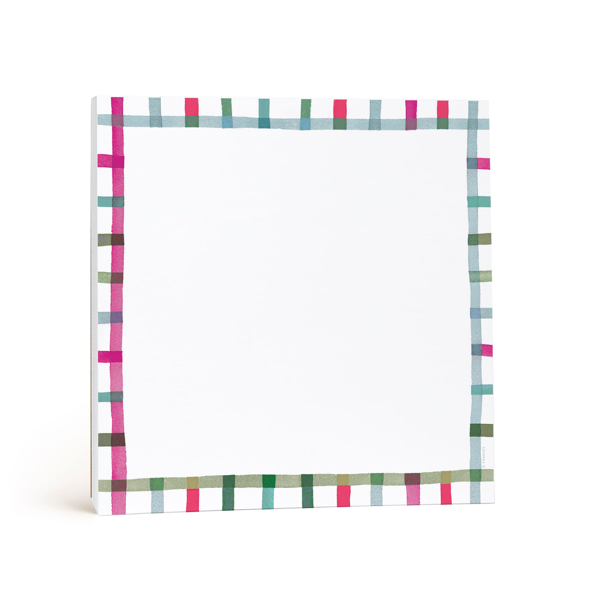 Happy Plaid Chunky Notepad