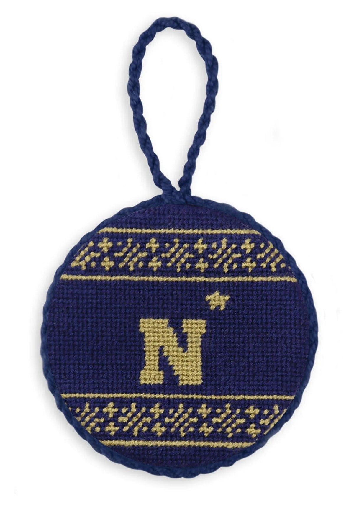 Naval Academy Fairisle Ornament