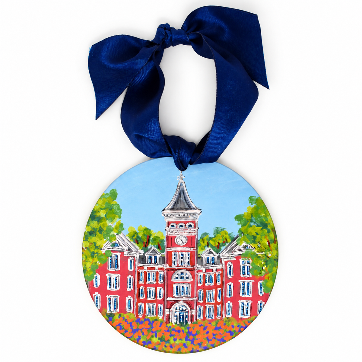 Clemson Landmark Acrylic Disc Ornament