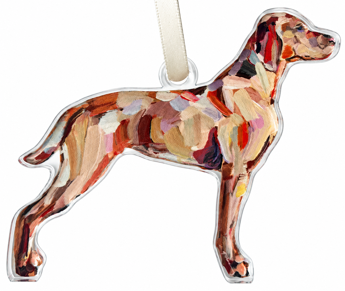 Vizsla Acrylic Ornament