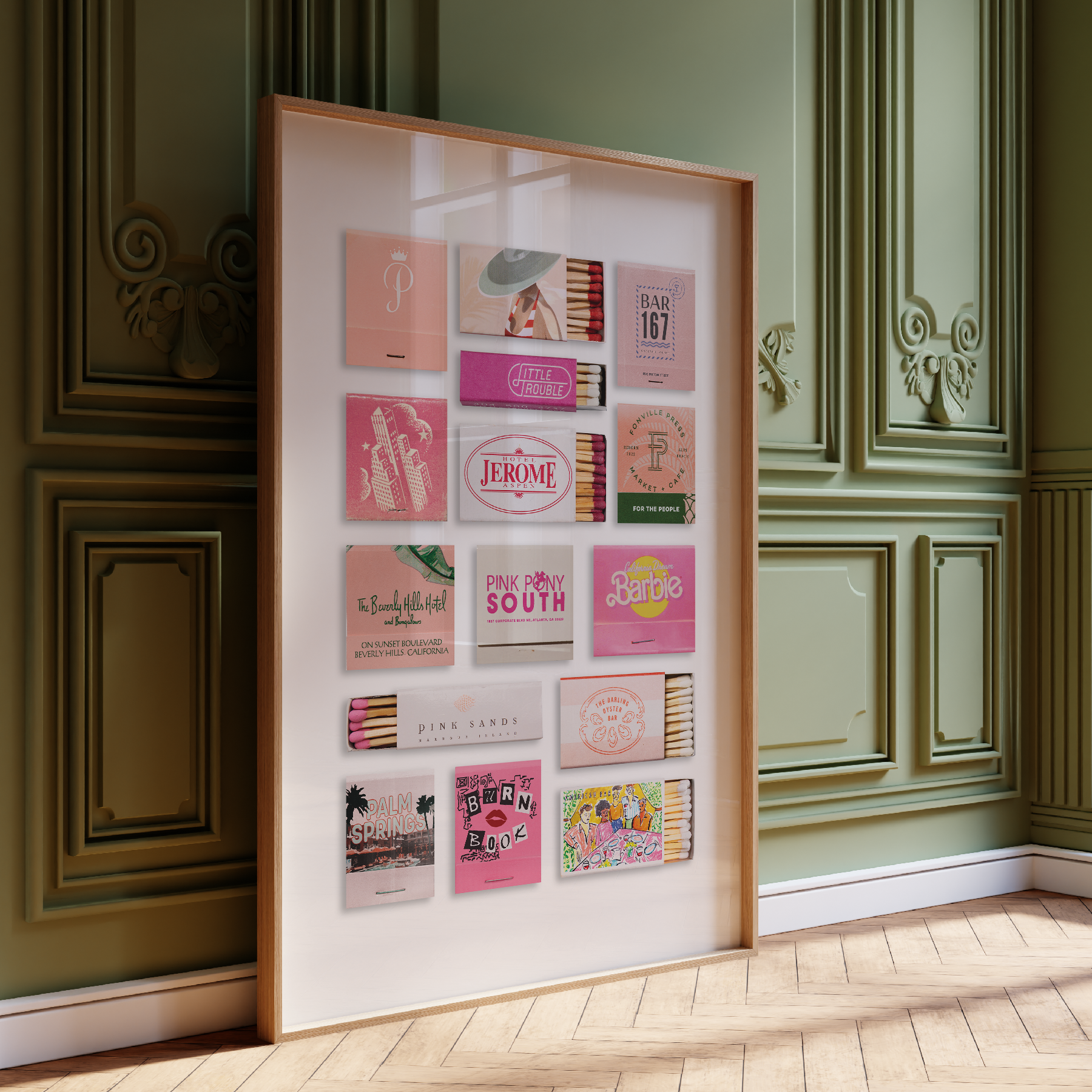 Pink Collage Poster