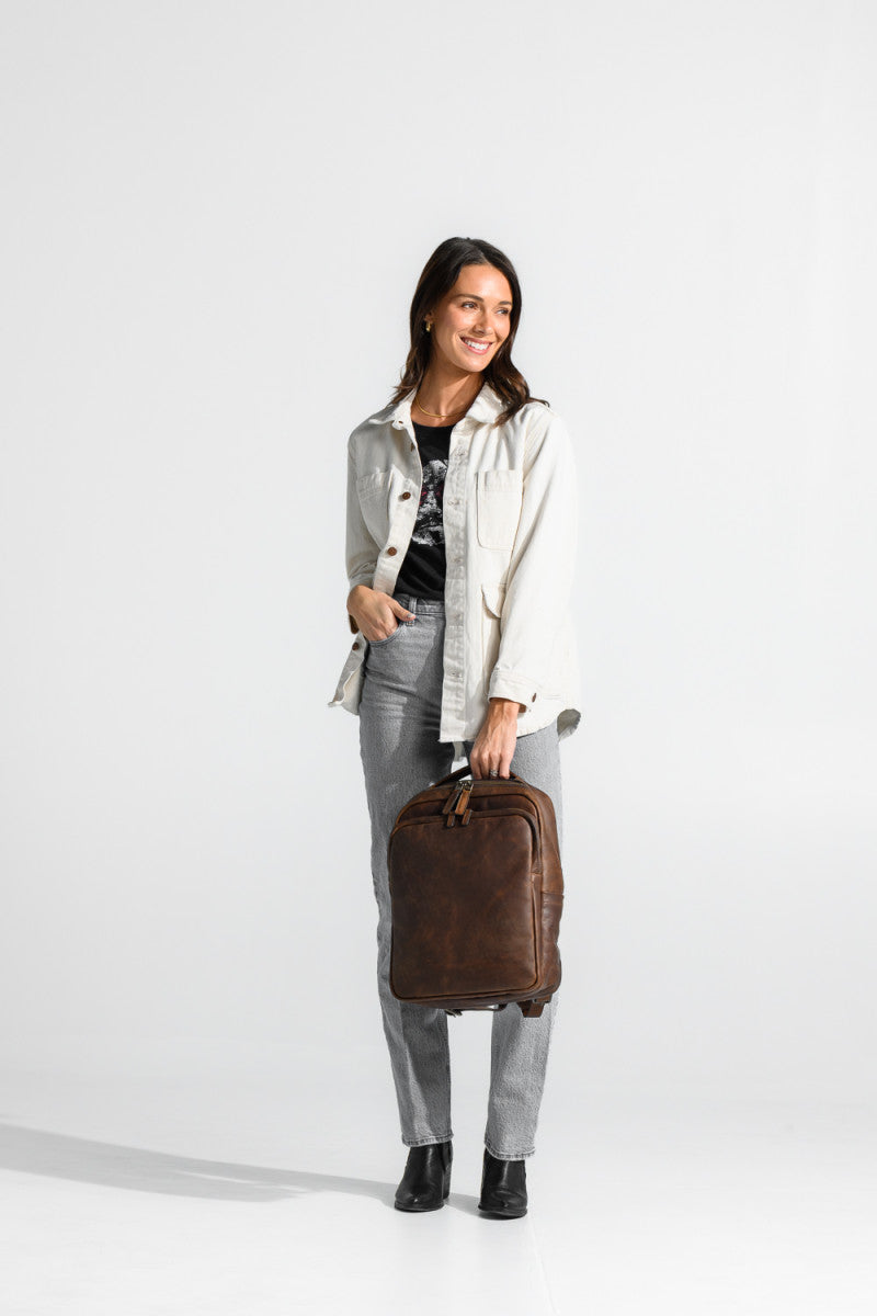 Mondo Quinn Backpack in Baldwin Oak