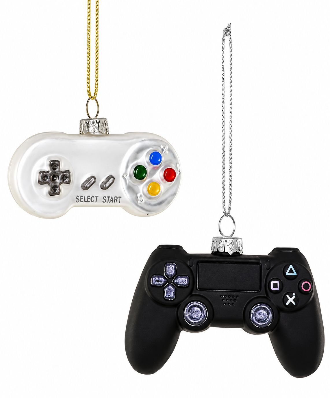 Game Controller White Ornament