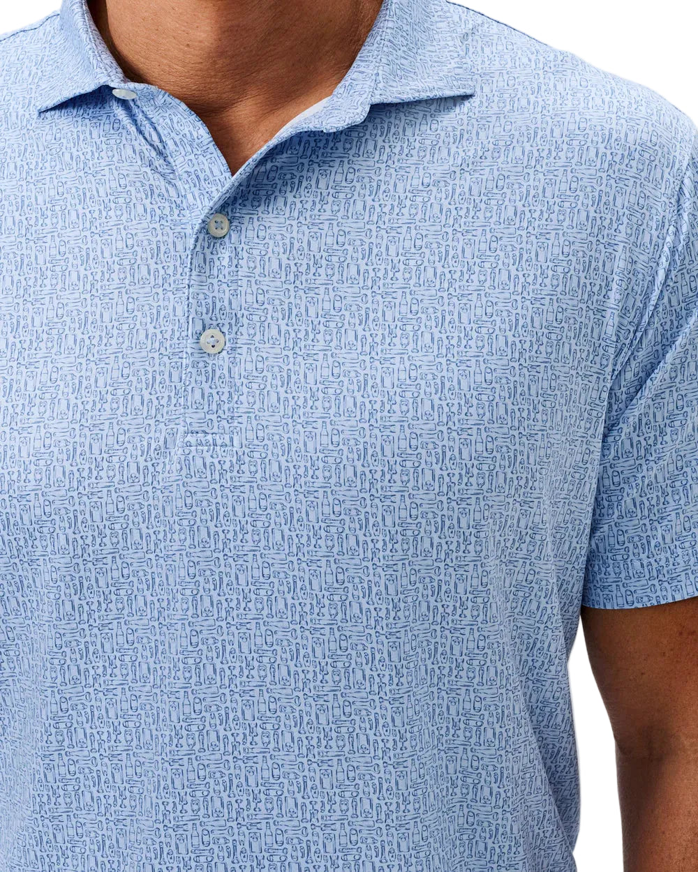 POPPING TOPS Performance Featherweight Polo