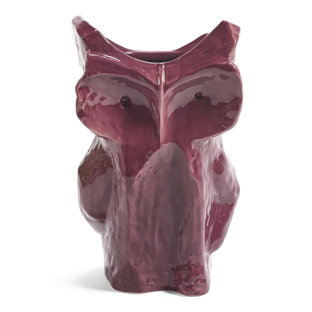 Marni x Serax Large Aubergine After Midnight Owl Vase Aubergine Large