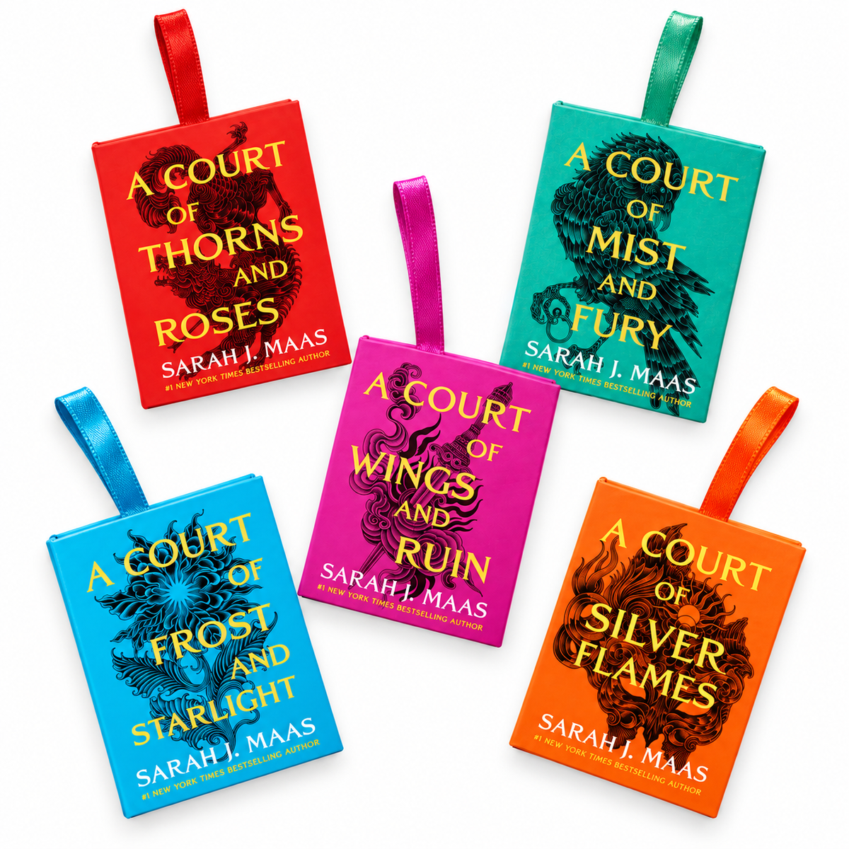 A Court of Thorns and Roses Ornament Set