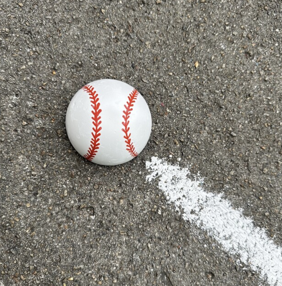 Twee Baseball Sidewalk Chalk
