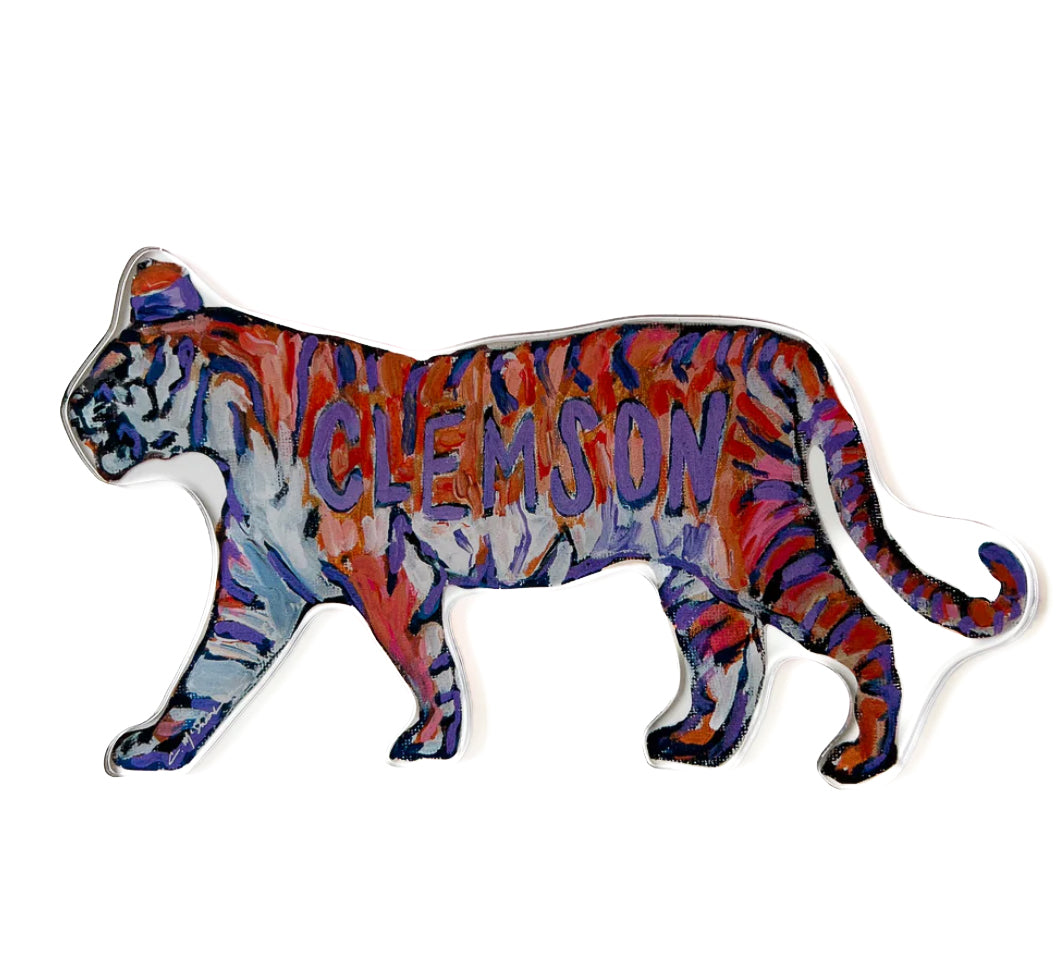 Clemson Tiger Walking Acrylic