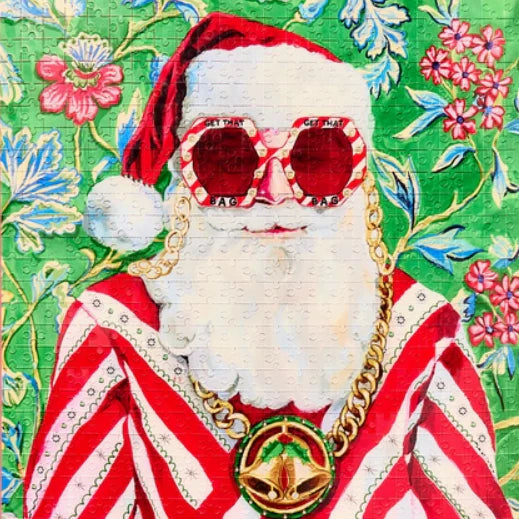 Swanky Santa Acrylic Puzzle