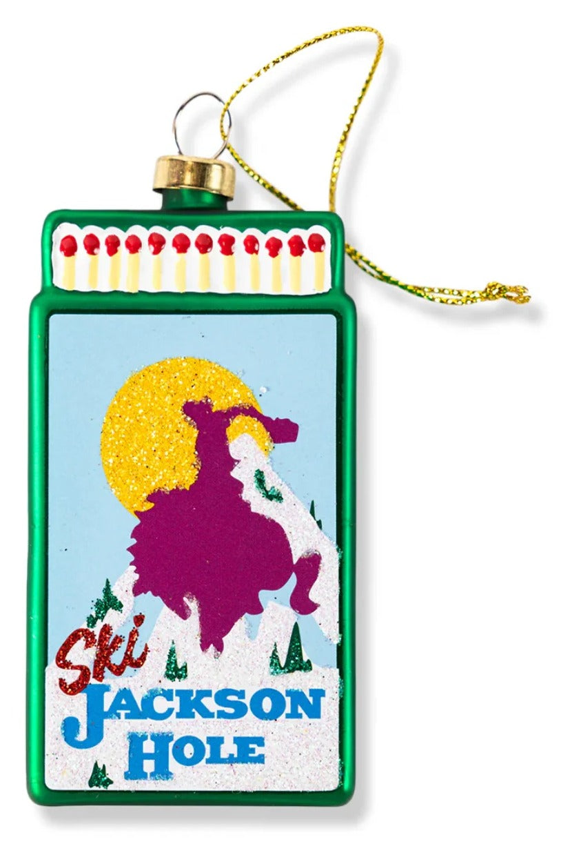 Jackson Hole Matchbook Ornament