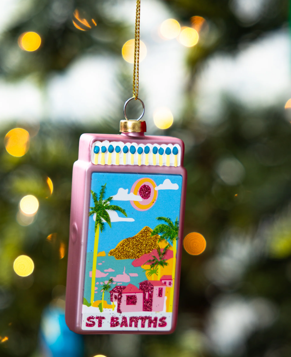 Matchbook Ornament - St. Barths