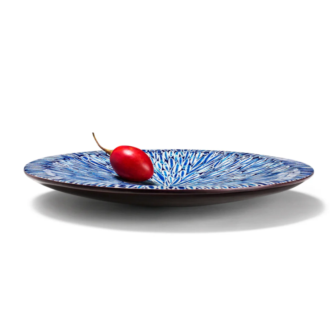 Blue Almendro Round Centerpiece