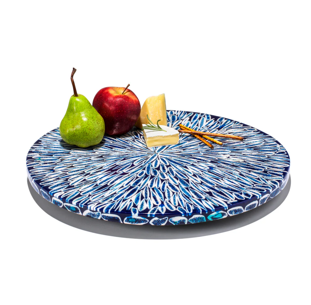 Blue Almendro Revolving Tray