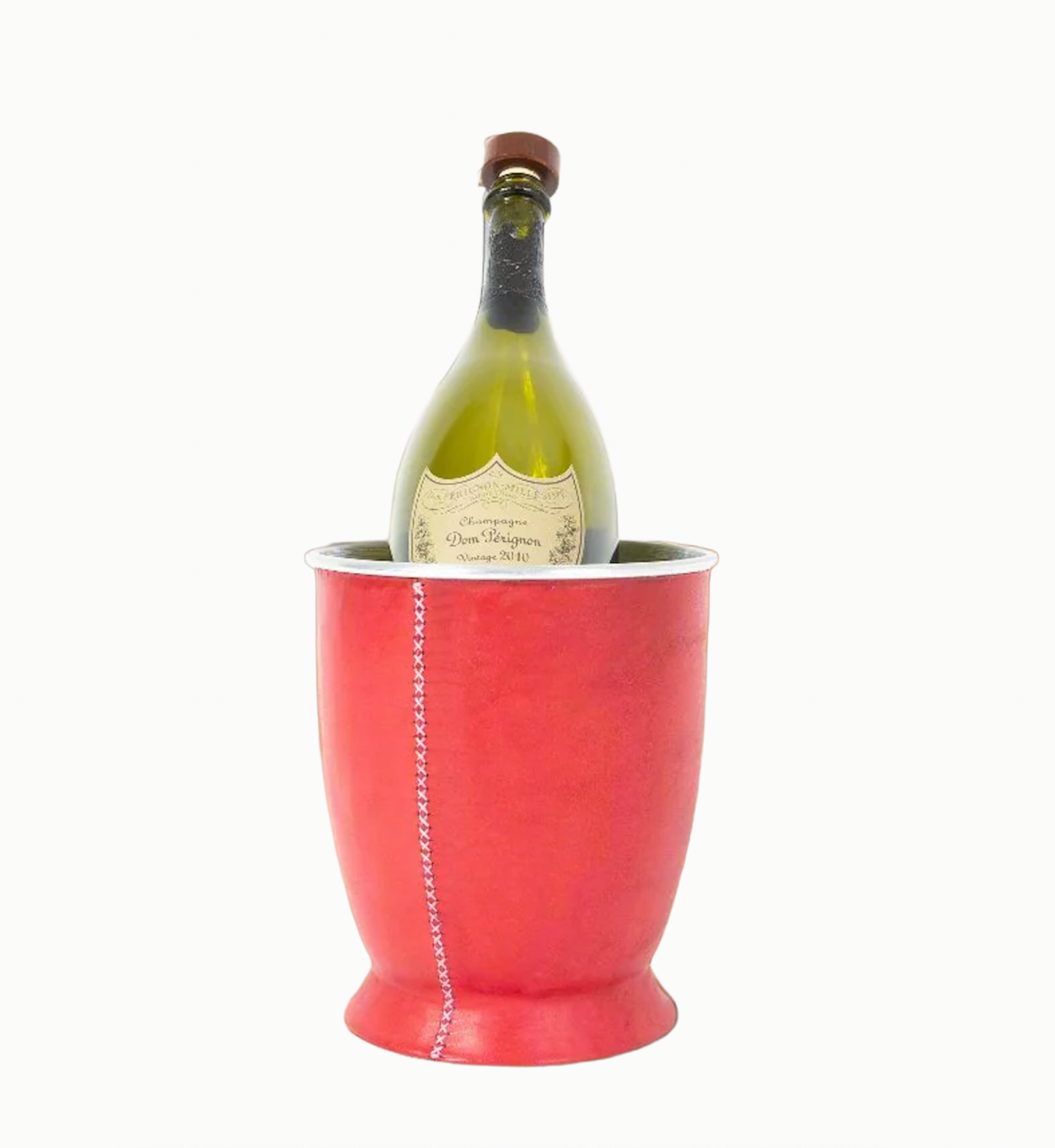Botella Leather Ice Bucket