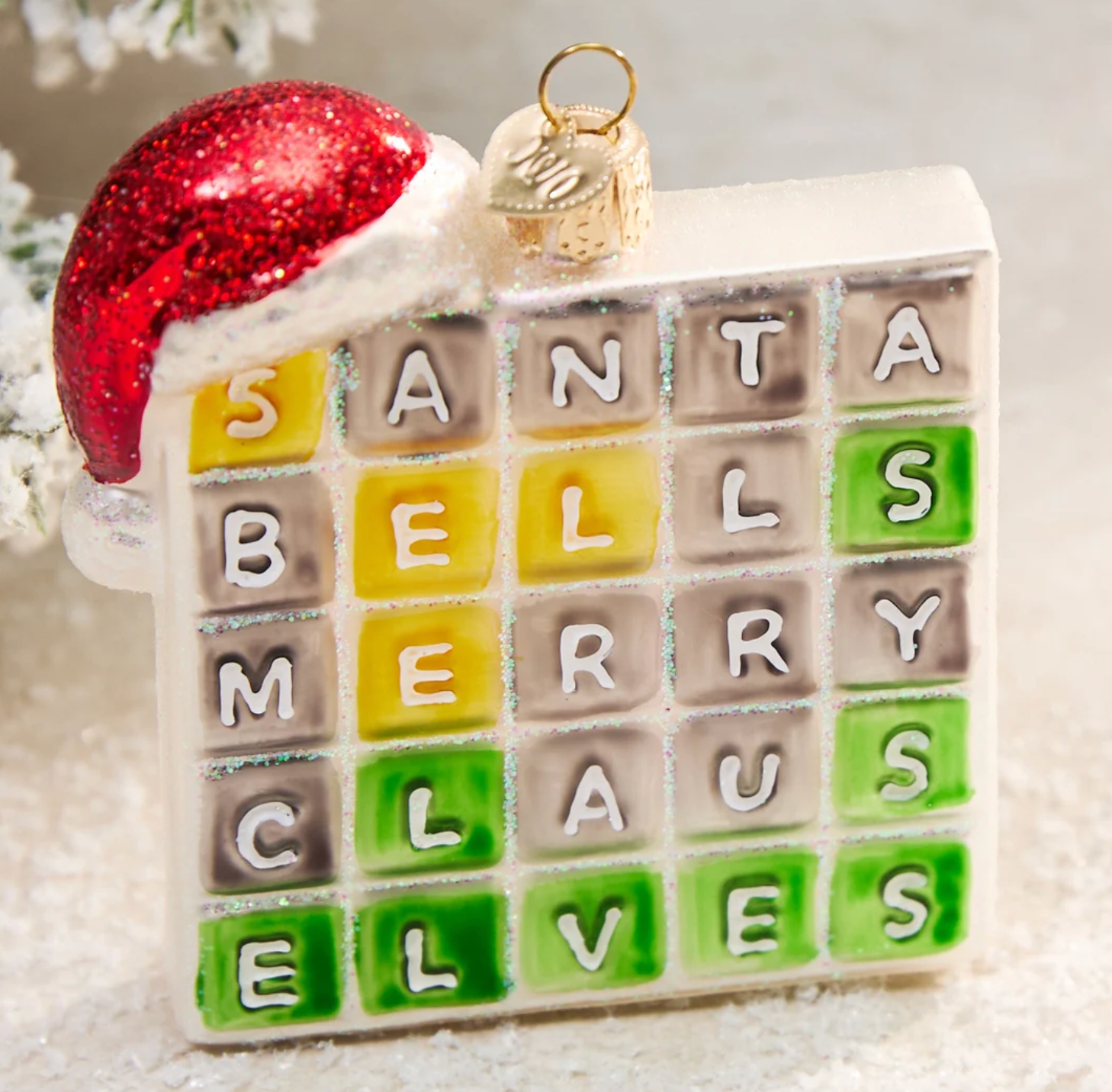 Merry Words Ornament